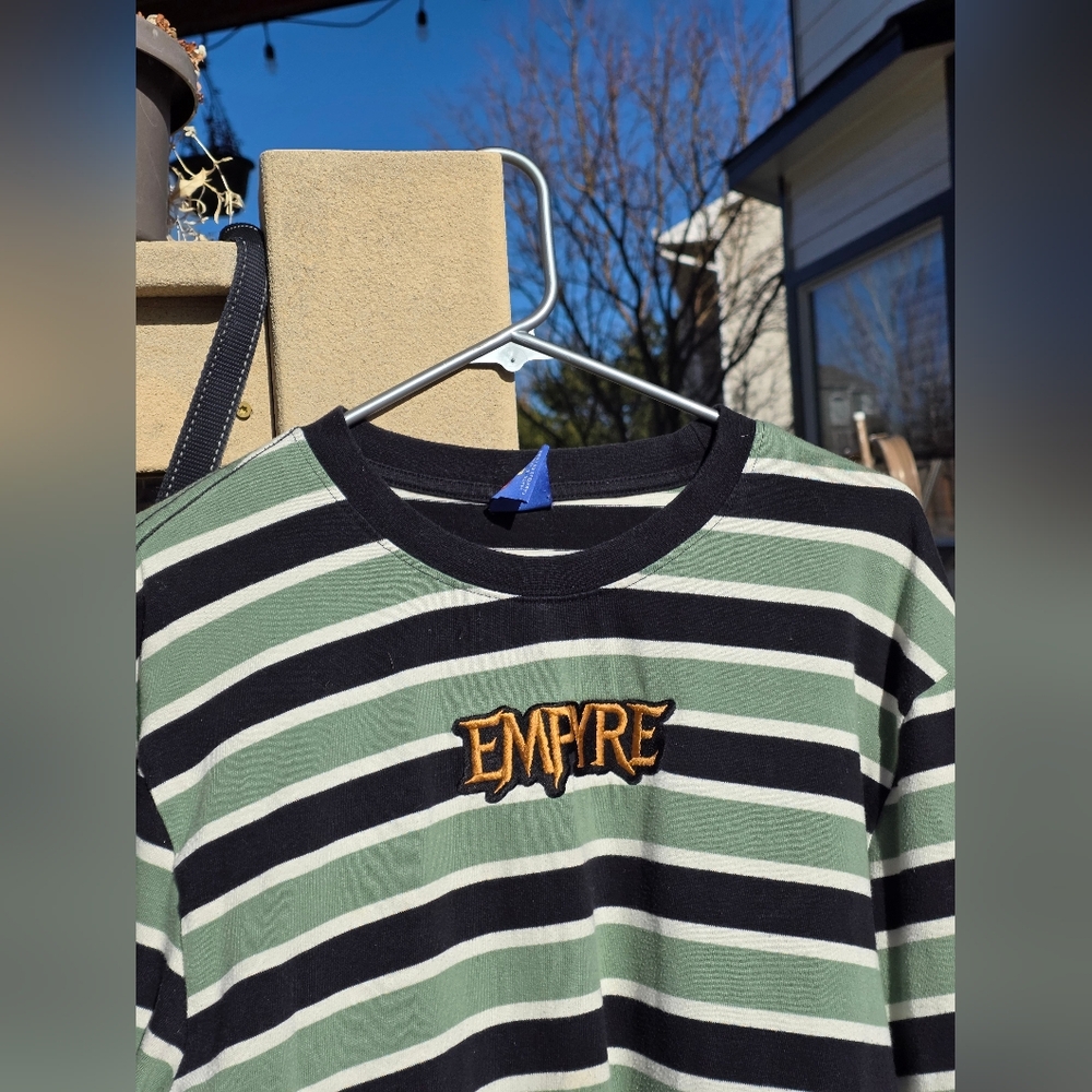 Empyre Green & Black Striped Long Sleeve